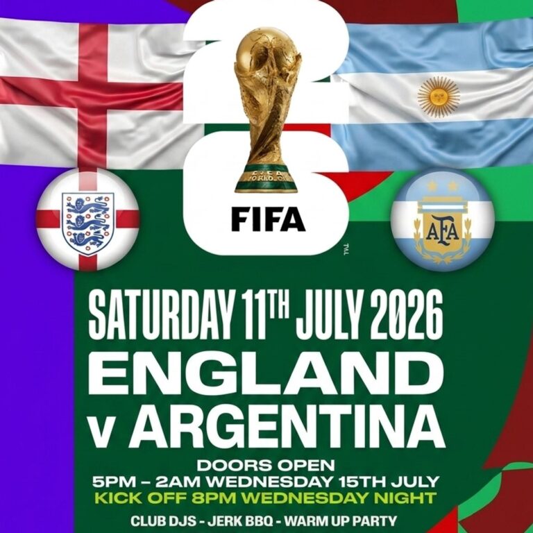 England vs Argentina @ Sunrooms