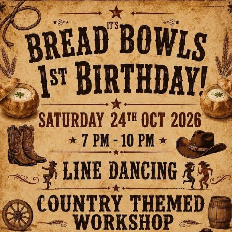 Bread Bowl Line Dancing & Craft Workshop