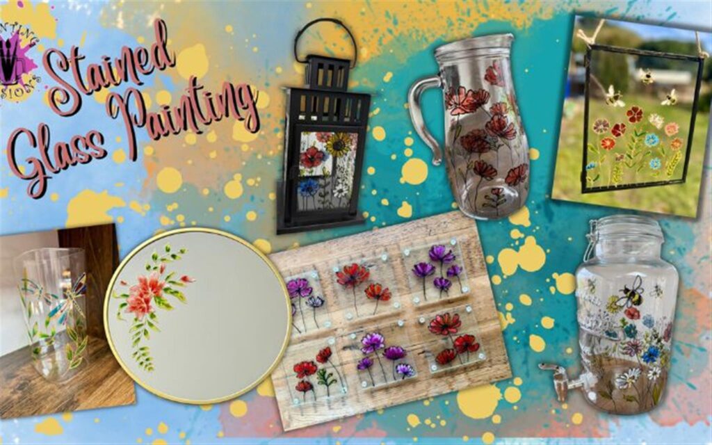 Booze & Brushes Stained Glass Painting