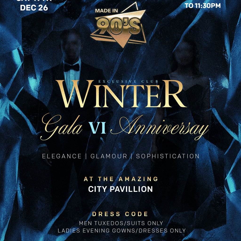 Made In 90s Winter Gala | Sophistication | Elegance | Glamour
