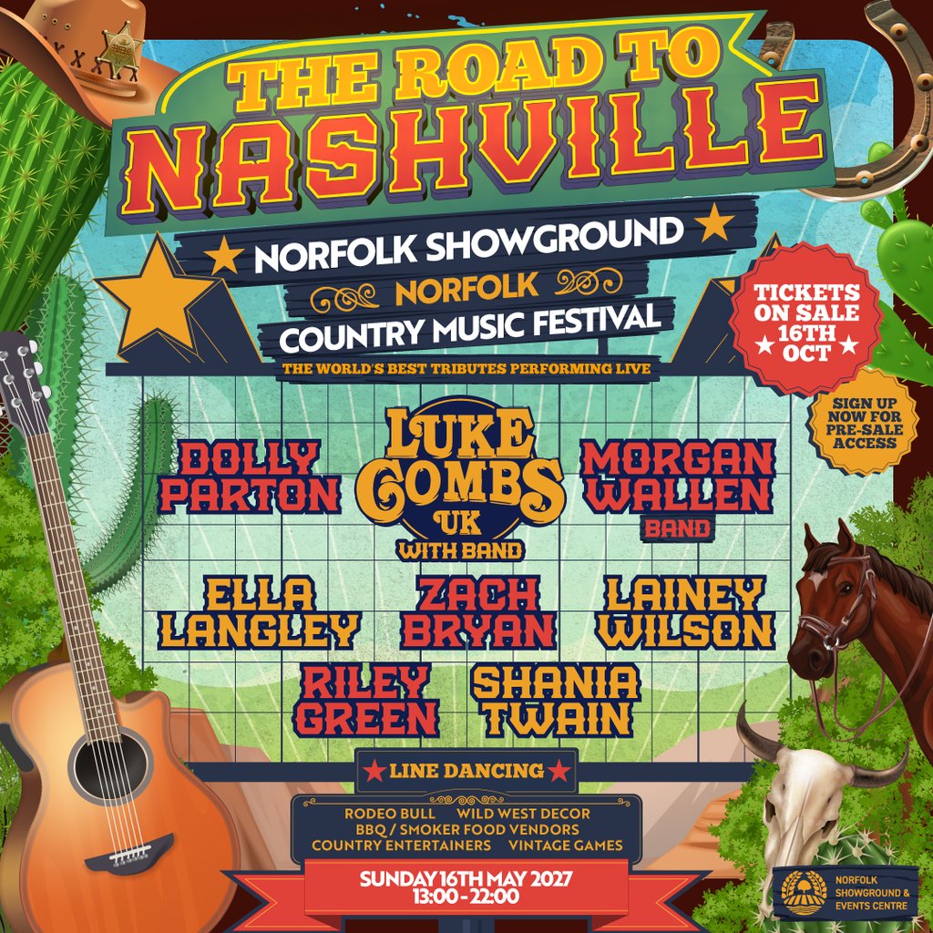 Road to Nashville Outdoor Festival 2027 | Norfolk Showground