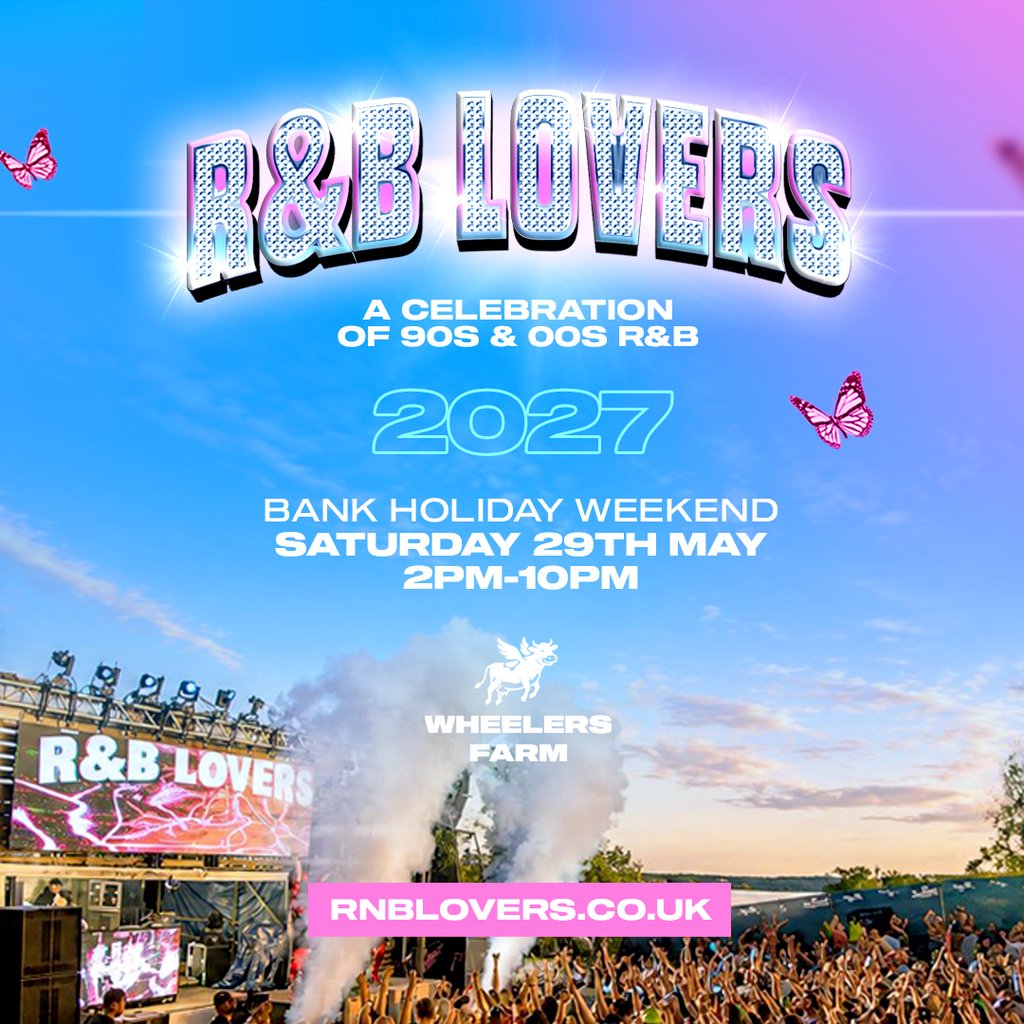 R&B Lovers – Saturday 29th May – Wheelers Farm Chelmsford