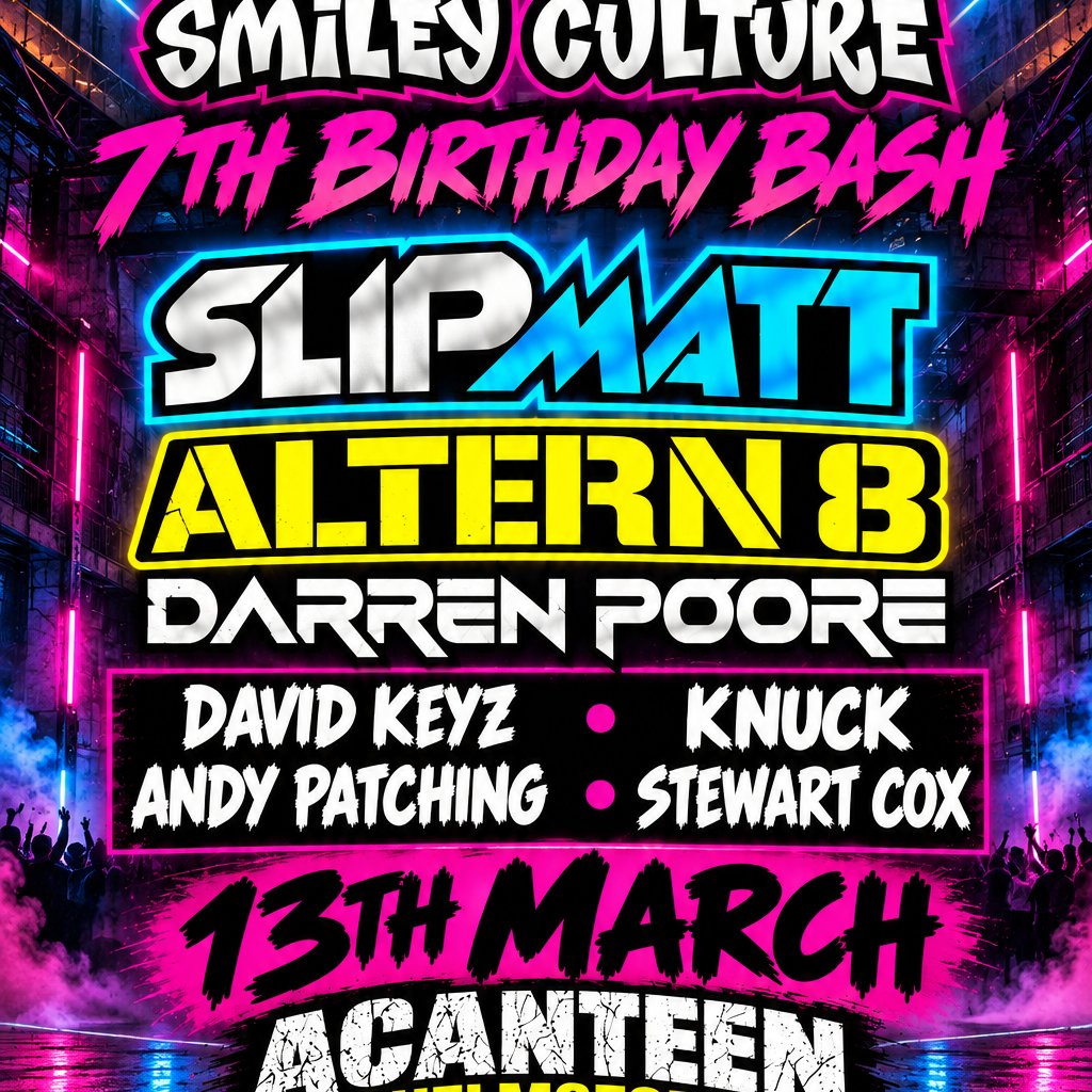 Smiley Culture: 7th Birthday Bash