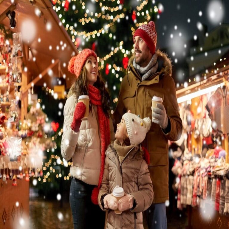 A Traditional German Christmas Market in the Heart of the City