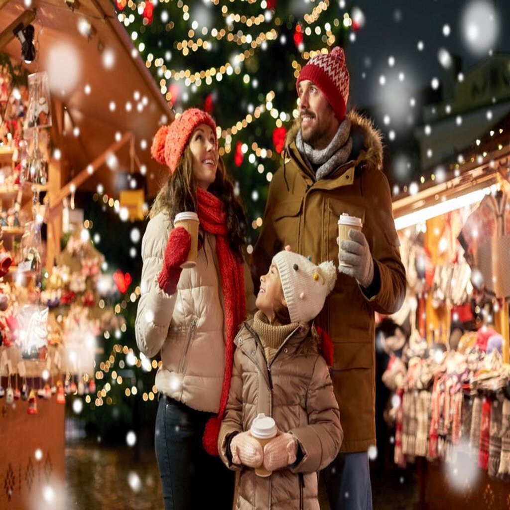 A Traditional German Christmas Market in the Heart of the City