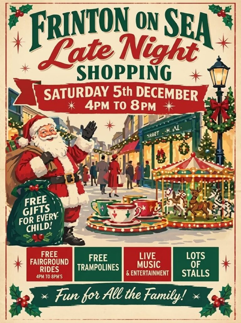 FRINTON ON SEA Late Night SHOPPING