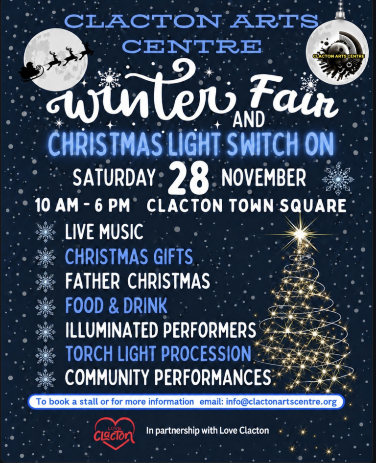 Winter Fair And Christmas Light Switch On