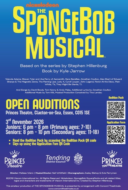 OPEN AUDITIONS – The SpongeBob Musical