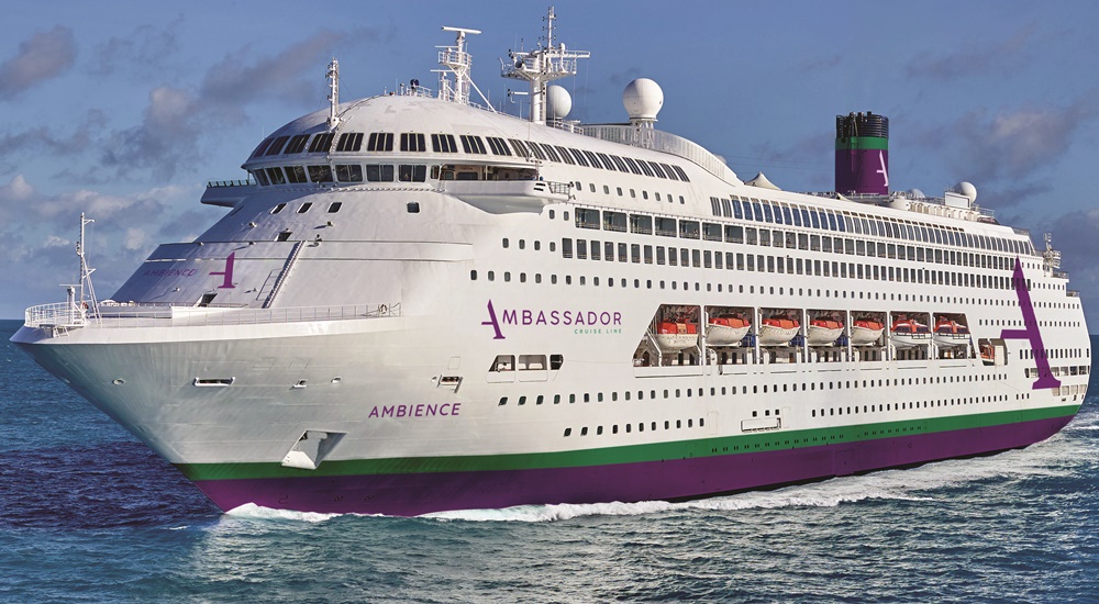 Ambassador cruises from London Tilbury.