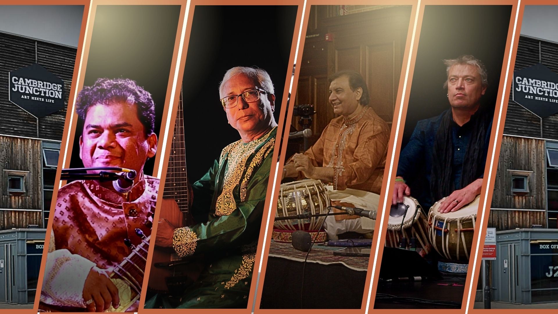 Cambridge Ragas: Resonance of Sitar, Slide Guitar, and Tabla